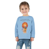 Toddler "Flowers are Happiness" LEO Long Sleeve Tee