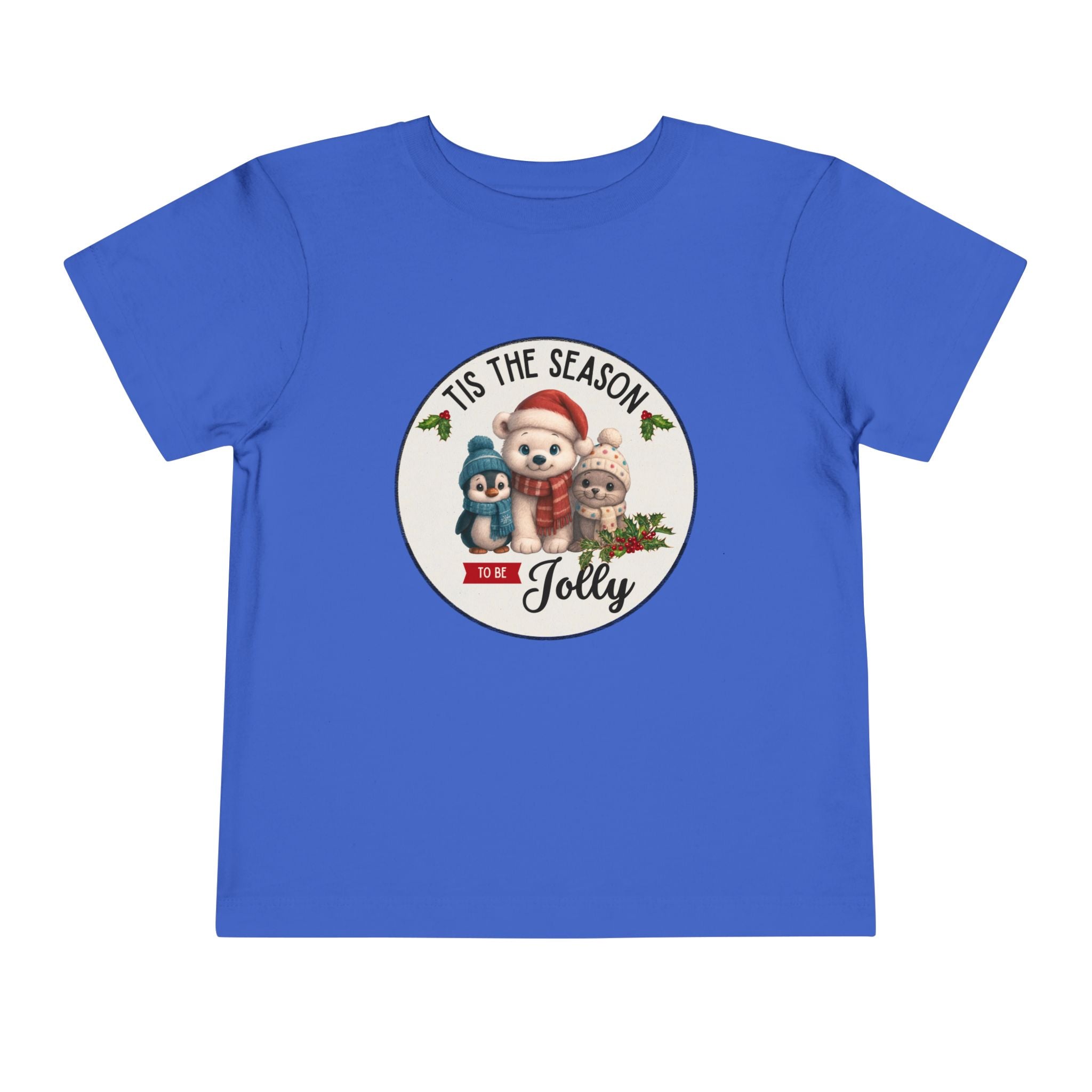 "Tis The Season to be Jolly" Toddler Short Sleeve Tee