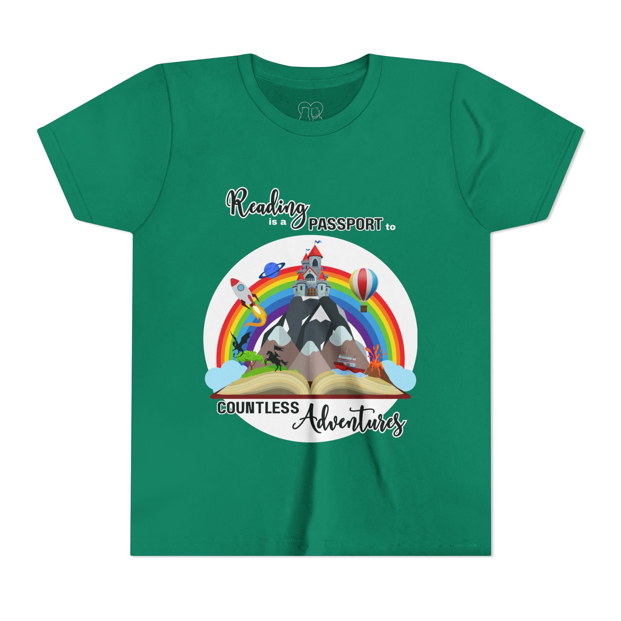 Kids "Reading is a Passport" Short Sleeve Tee