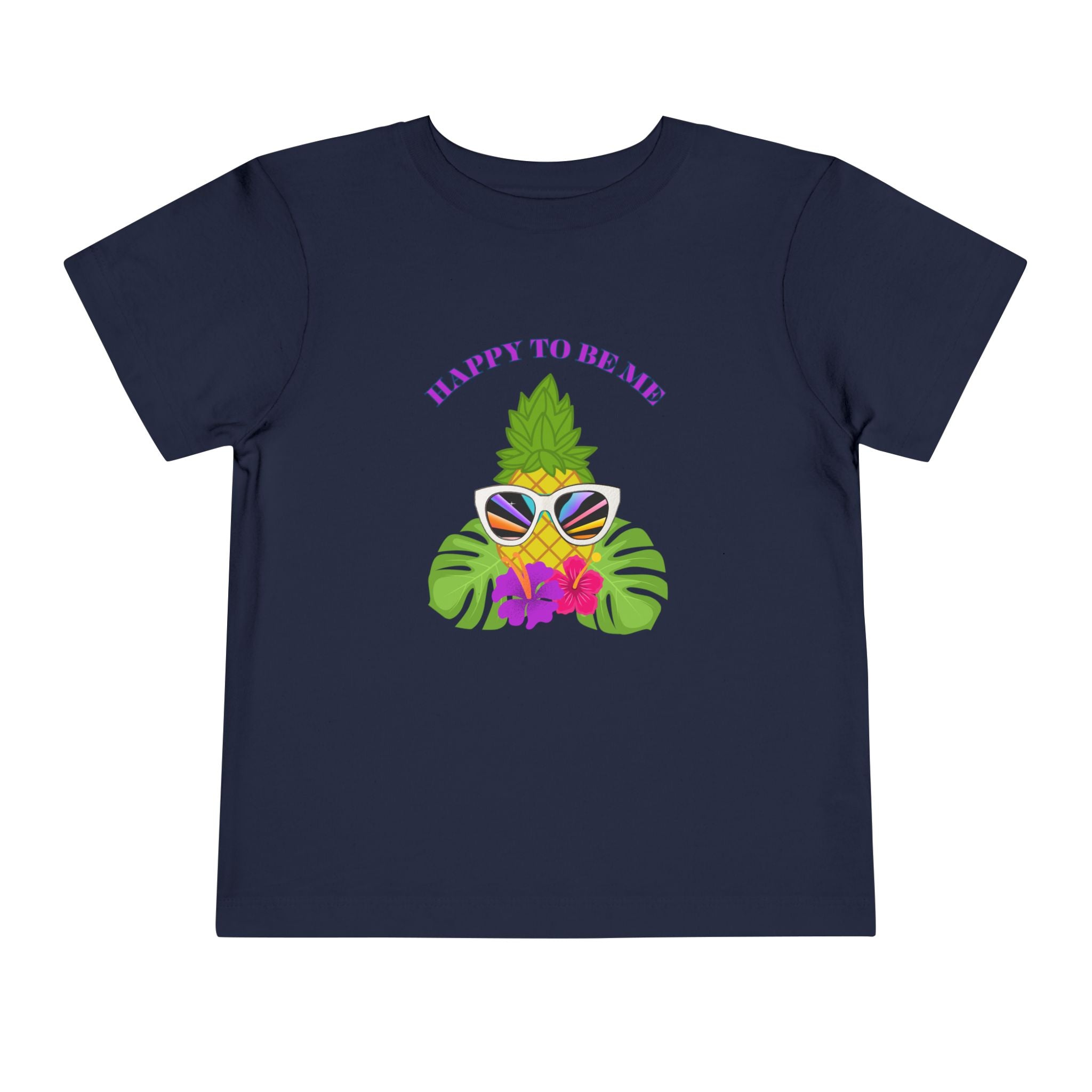 Toddler "Happy To Be Me" Short Sleeve Tee