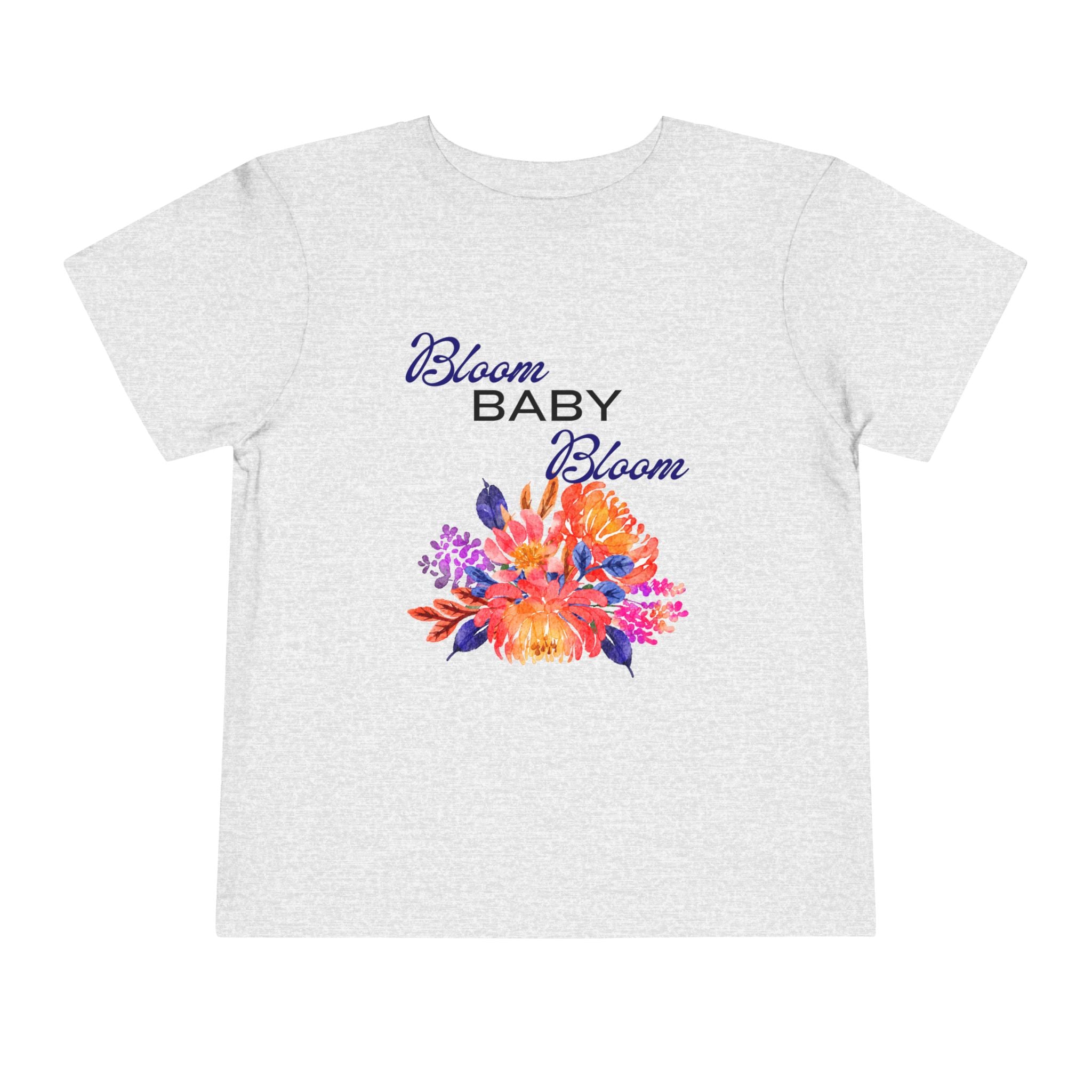 Toddler "Bloom Baby" Spring Floral Short Sleeve Tee
