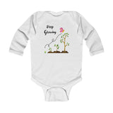 Baby "Keep Growing" Long Sleeve Bodysuit