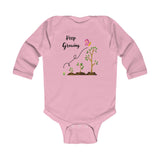 Baby "Keep Growing" Long Sleeve Bodysuit