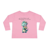 Toddler "Flowers are Happiness" DINA Long Sleeve Tee