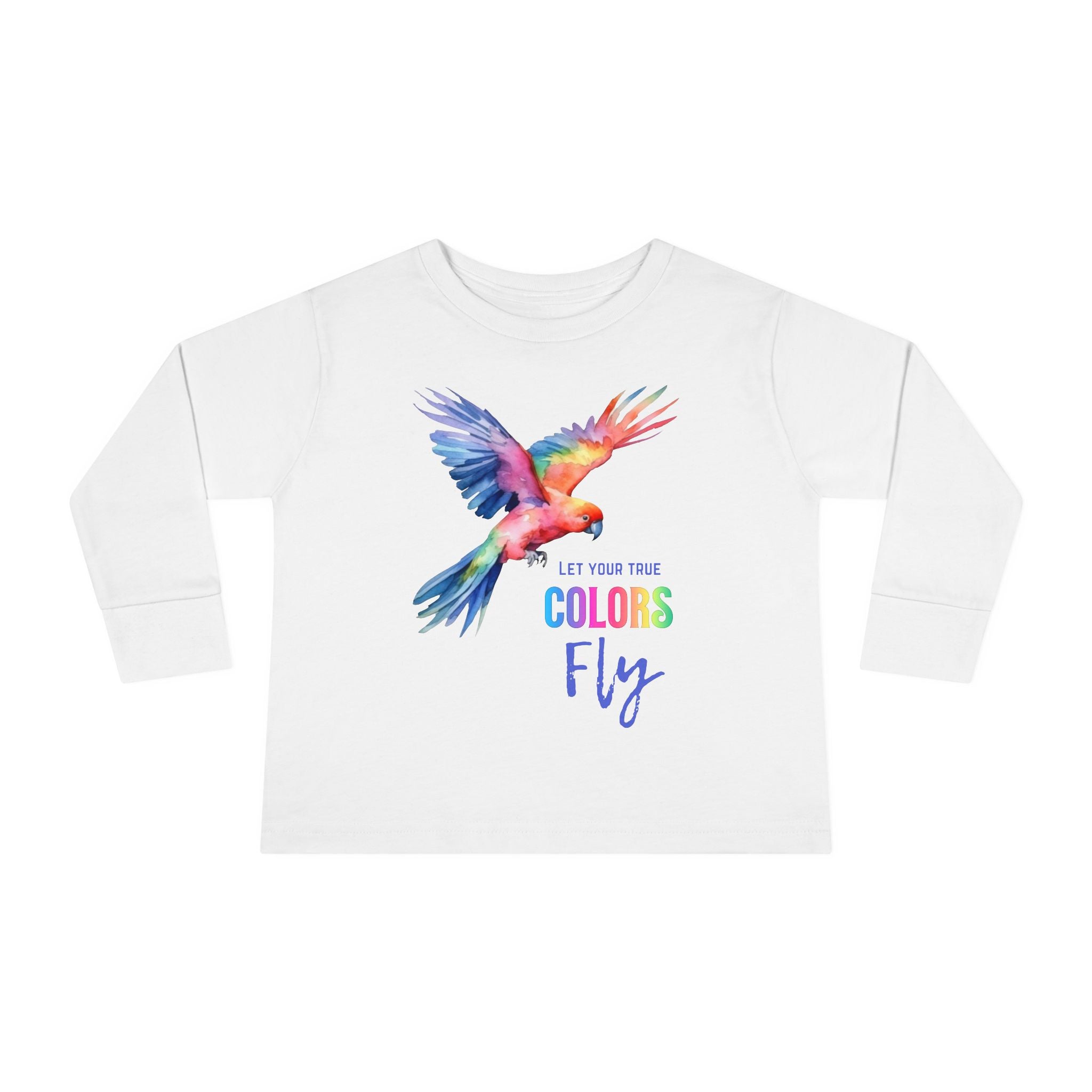 Toddler "True Colors" Long Sleeve Tee