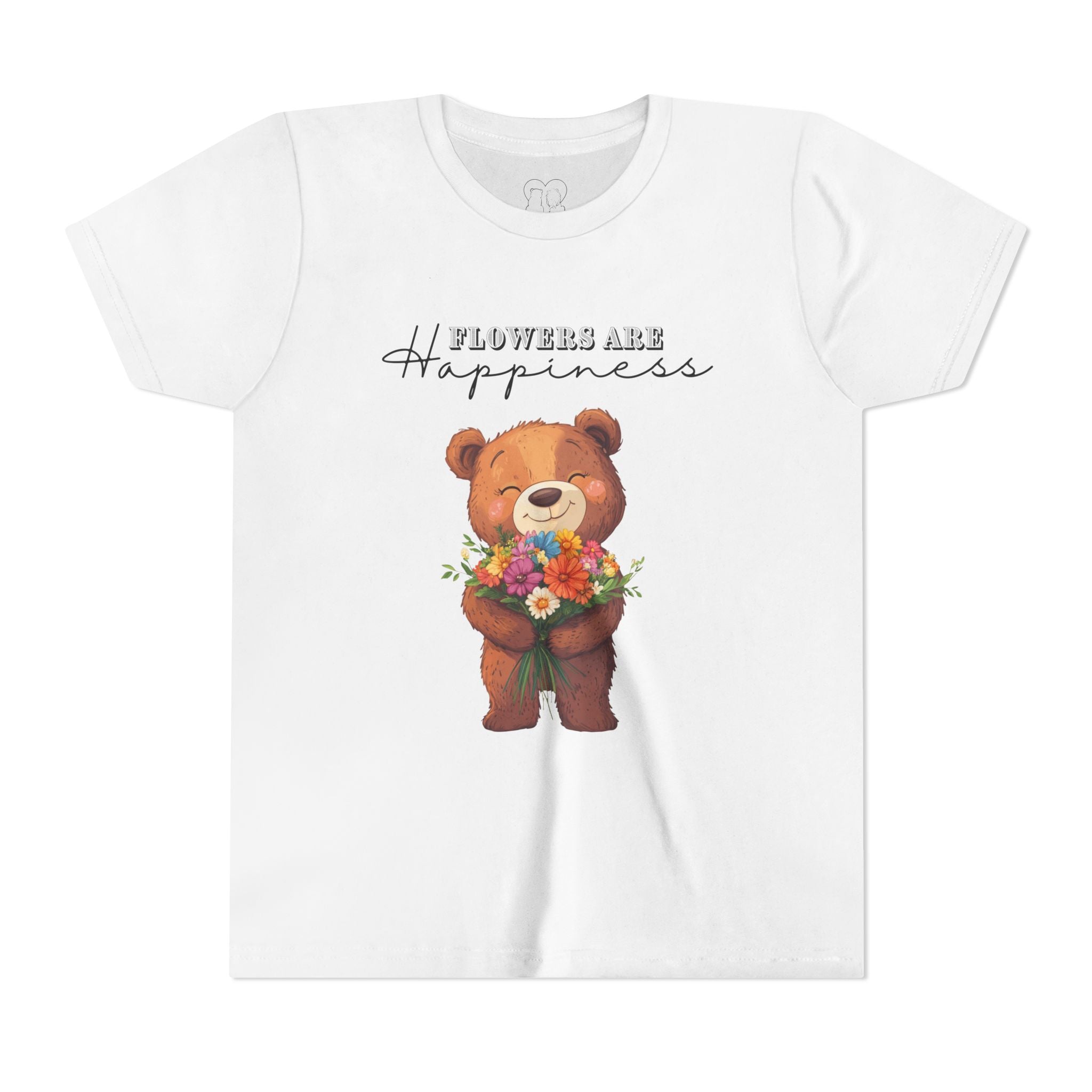Kids "Flowers are Happiness" URSA Short Sleeve Tee