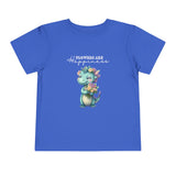 Toddler "Flowers are Happiness" DINA Unisex Short Sleeve Tee
