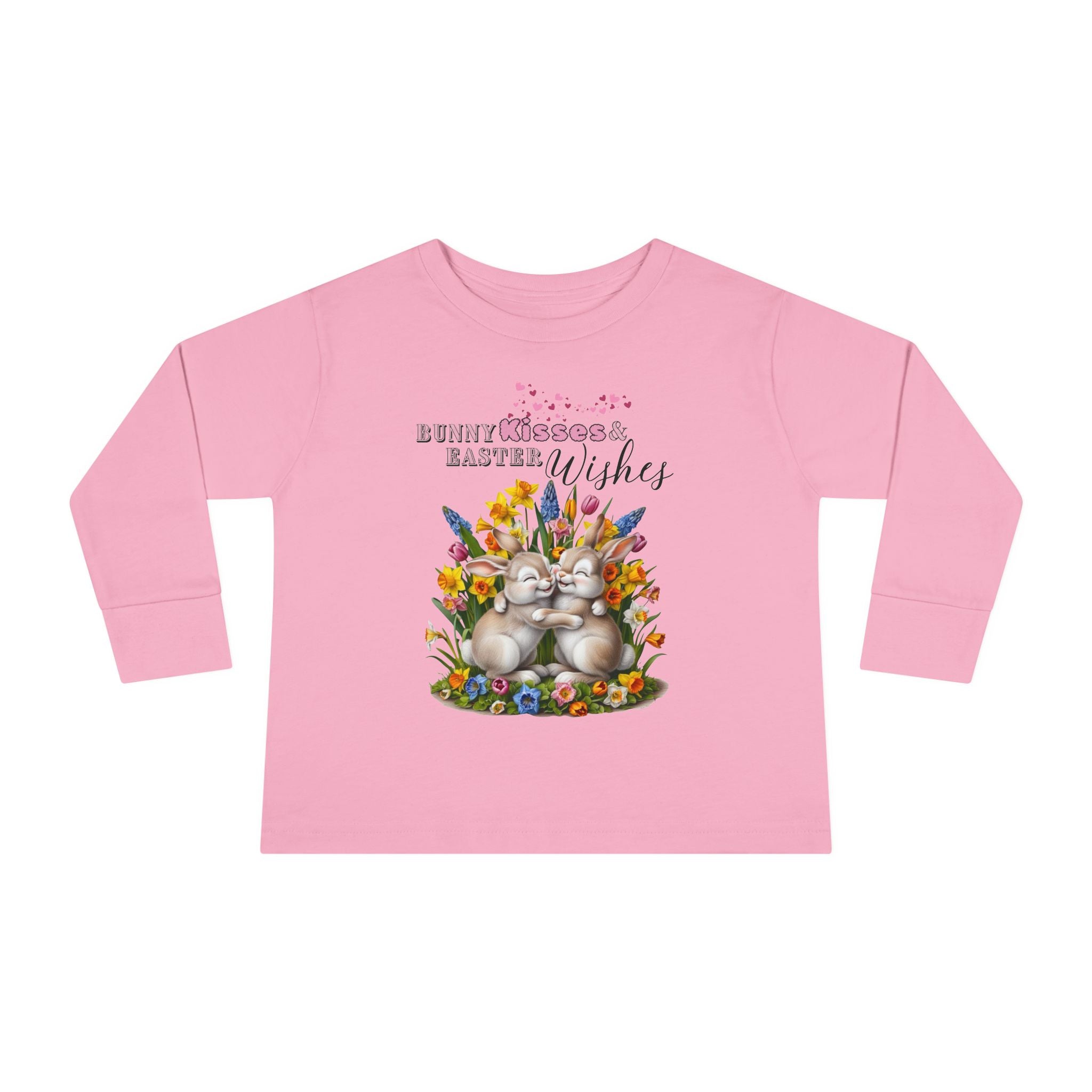 Toddler "Bunny Kisses" Long Sleeve Tee