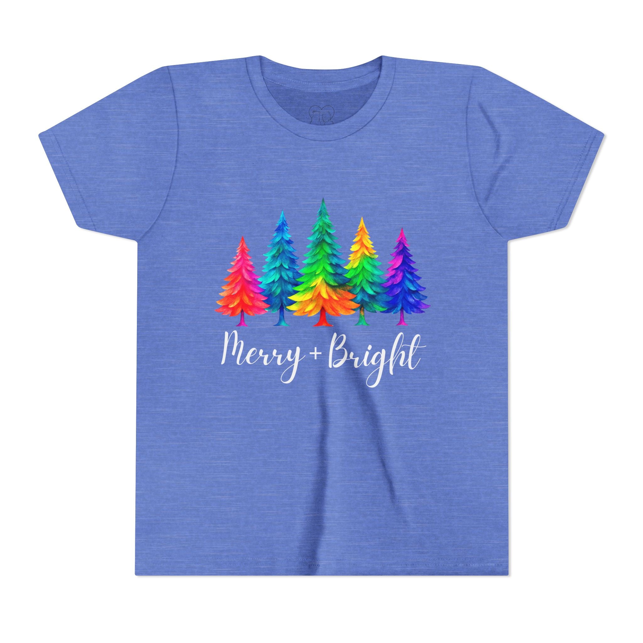 Sassy "Merry + Bright" Kids Short Sleeve Tee