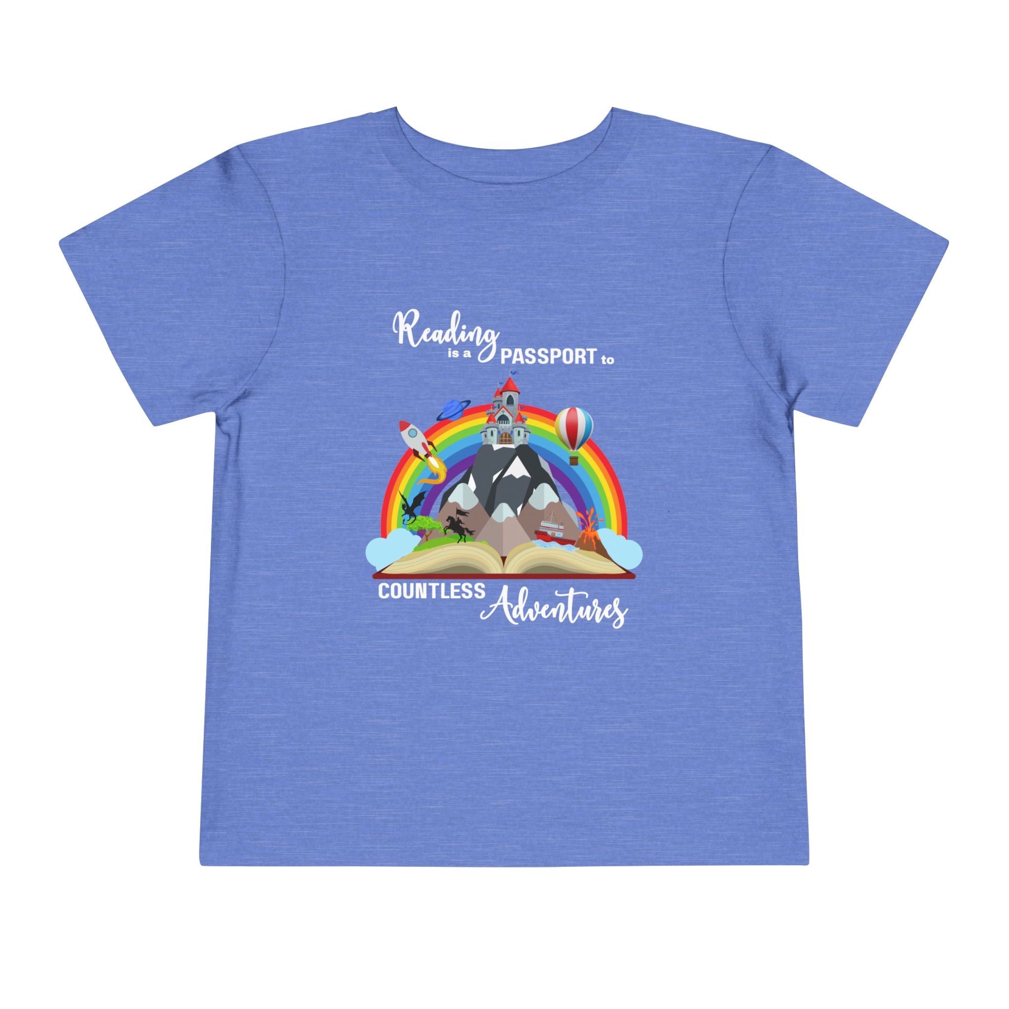Toddler "Reading is a Passport" Short Sleeve Tee