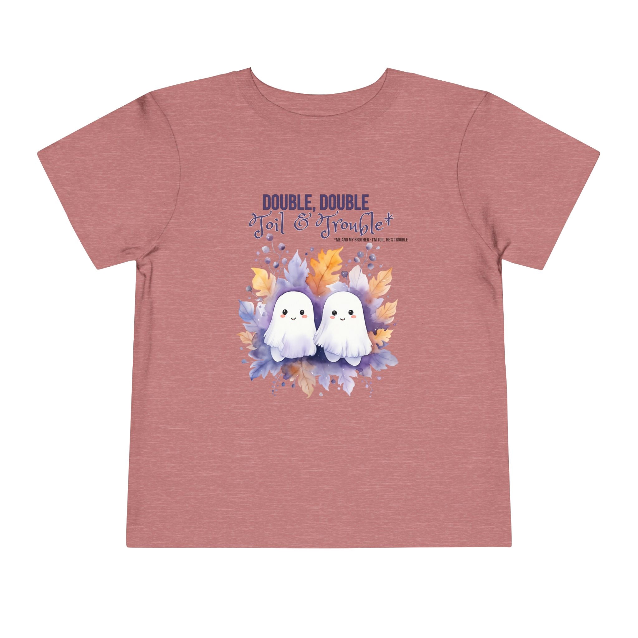 Toddler "Toil & Trouble" Brother Sibling Short Sleeve Tee