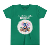 Kids "Here for the Books" Short Sleeve Tee