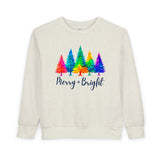 Sassy "Merry + Bright" Toddler Sweatshirt