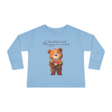 Toddler "Flowers are Happiness" URSA Long Sleeve Tee