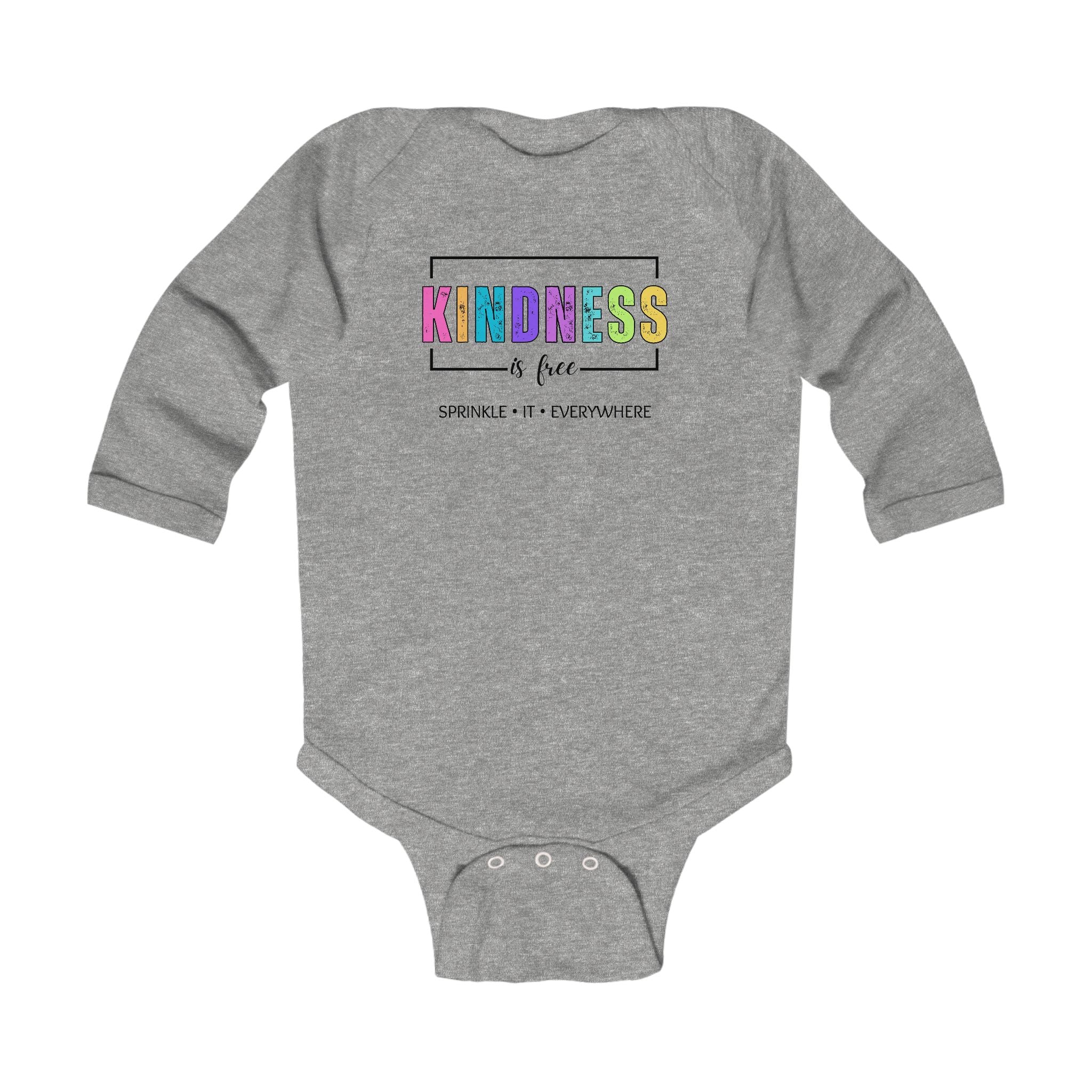 Baby "Sprinkle Kindness" Long Sleeve Bodysuit