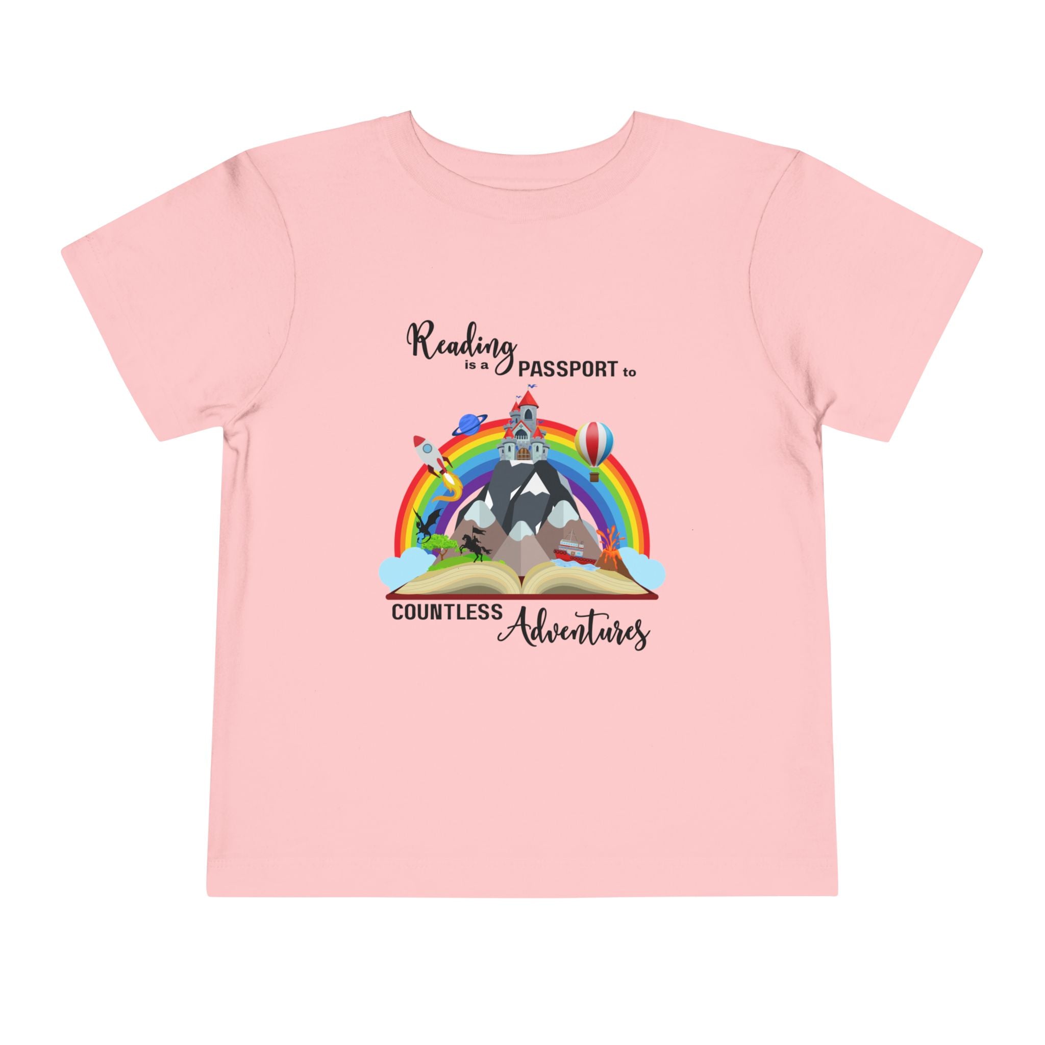 Toddler "Reading is a Passport" Short Sleeve Tee