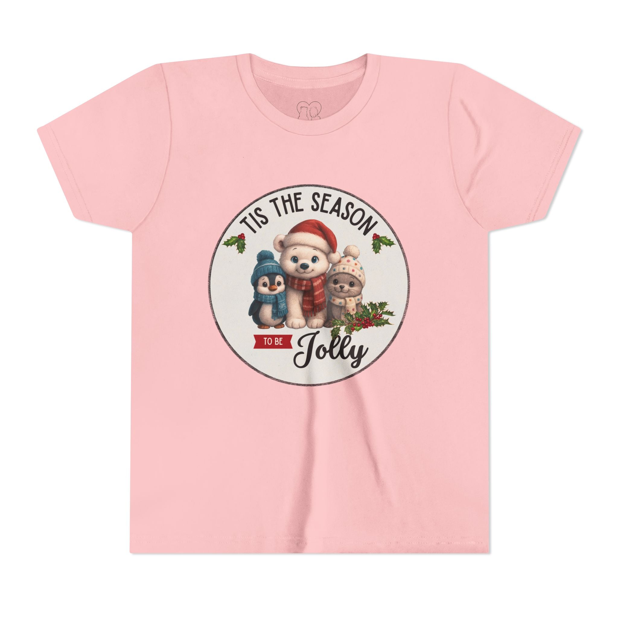 "Tis The Season to be Jolly" Kids Short Sleeve Tee