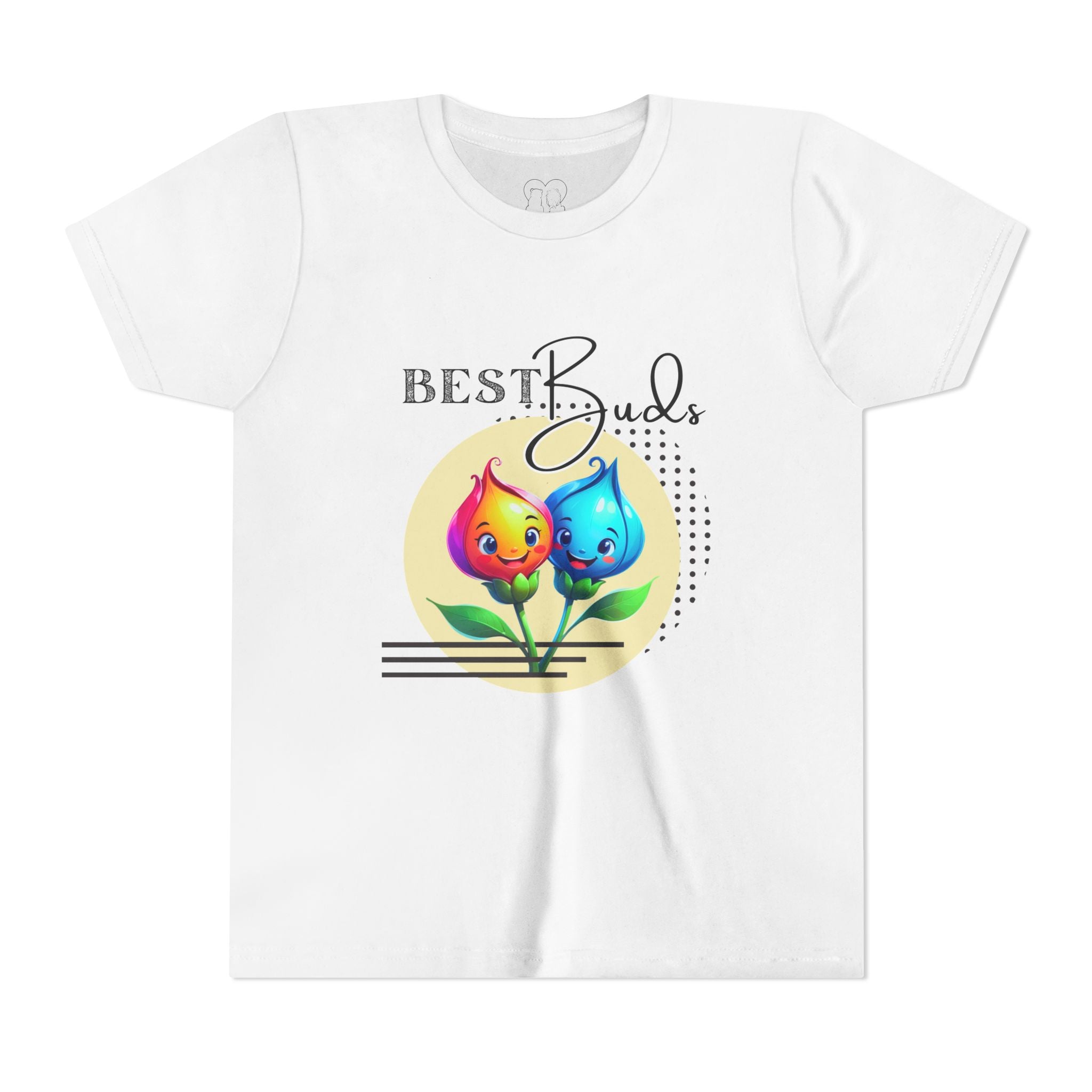 Kids "Best Buds" Deco Yellow Short Sleeve Tee