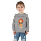 Toddler "Flowers are Happiness" LEO Long Sleeve Tee