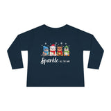 "Sparkle All The Way" Toddler Long Sleeve Shirt