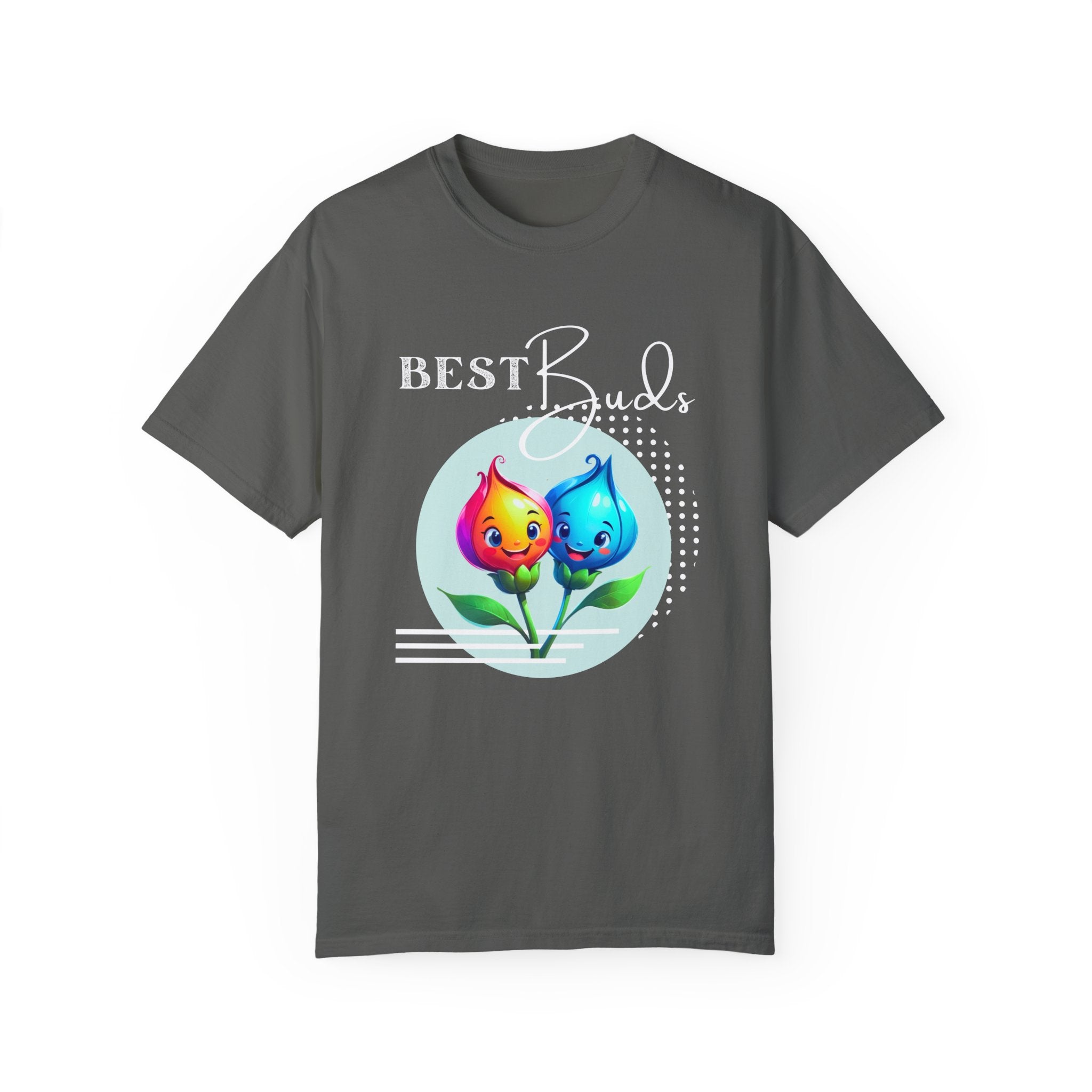 Adult "Best Buds" Deco Green Short Sleeve Tee
