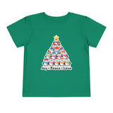 "Joy Peace Love" Toddler Christmas Tee - Holiday Penguin Shirt, Soft Cotton T-Shirt