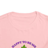 Toddler "Happy To Be Me" Short Sleeve Tee