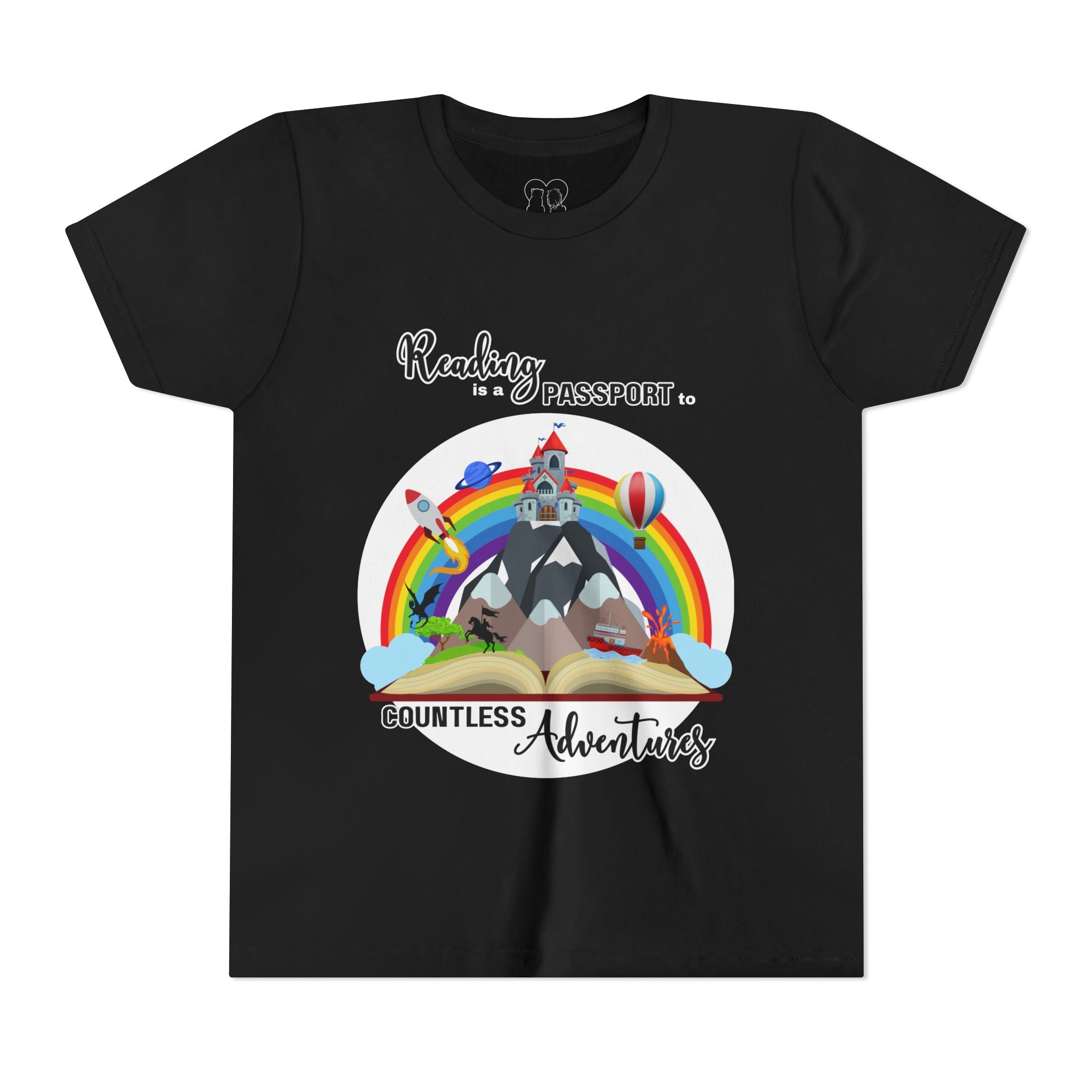 Kids "Reading is a Passport" Short Sleeve Tee