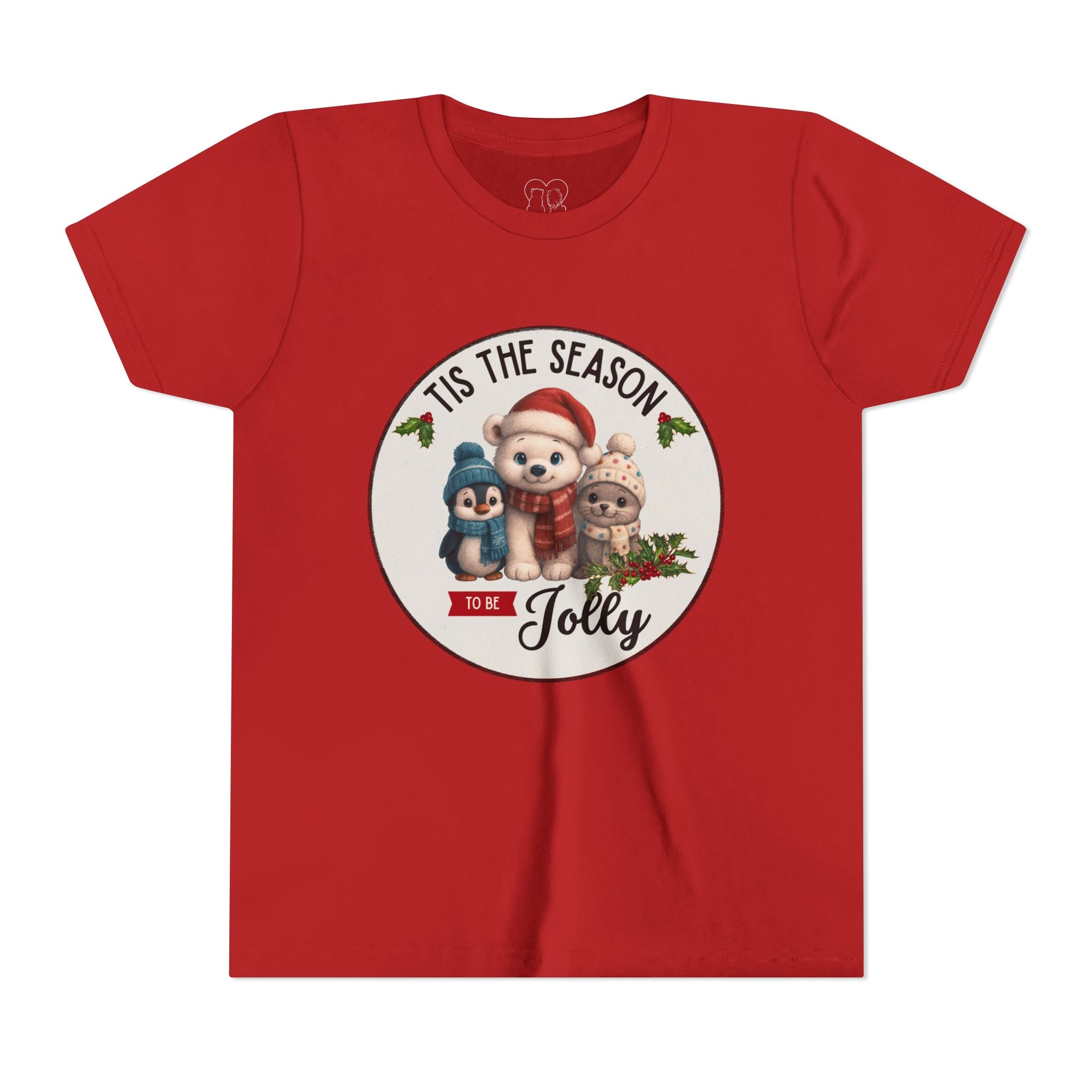 "Tis The Season to be Jolly" Kids Short Sleeve Tee