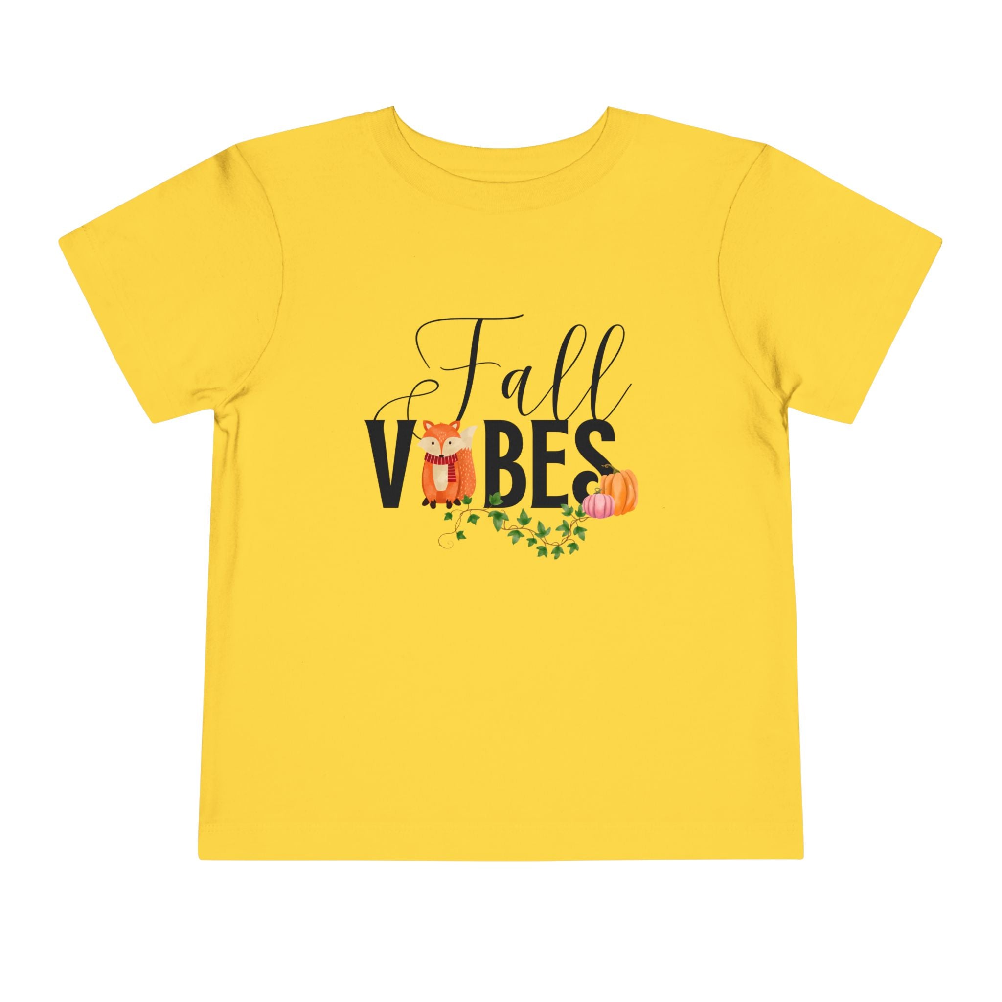 Toddler "Fall Vibes" Short Sleeve Tee