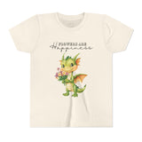 Kids "Flowers are Happiness" DRAGO Short Sleeve Tee