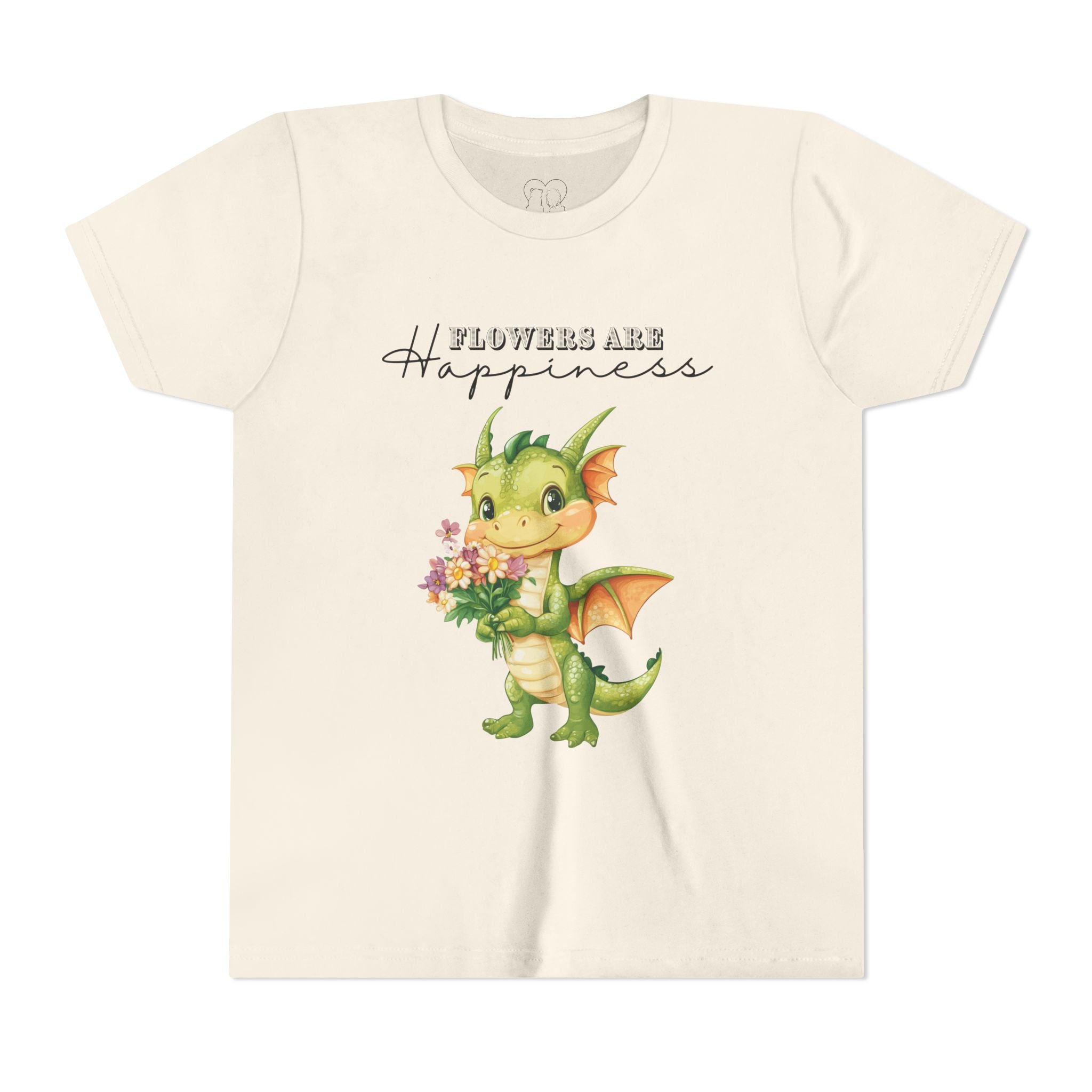 Kids "Flowers are Happiness" DRAGO Short Sleeve Tee
