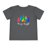 Sassy "Merry + Bright" Toddler Short Sleeve Tee