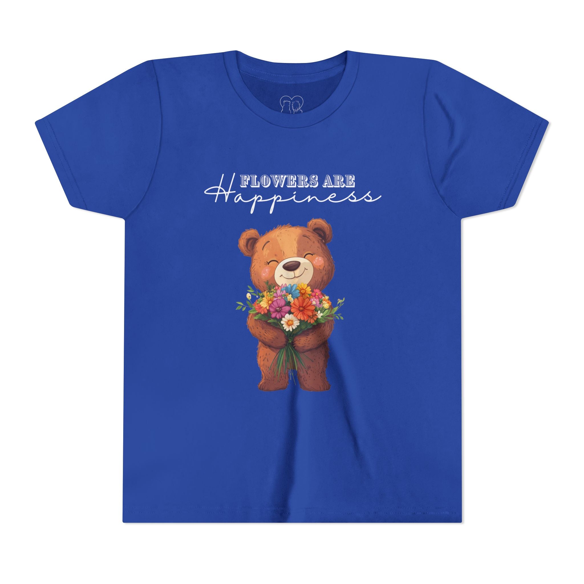 Kids "Flowers are Happiness" URSA Short Sleeve Tee
