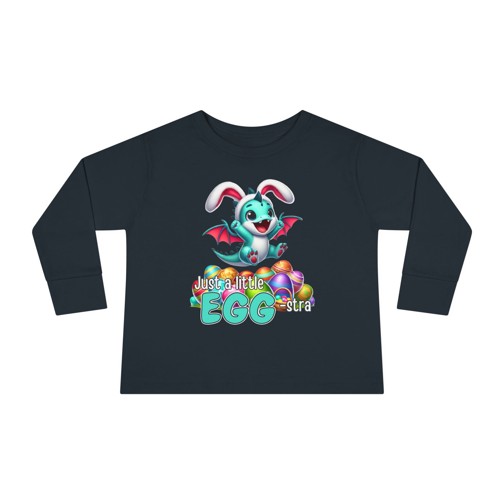 Toddler "Egg-stra" Long Sleeve Tee