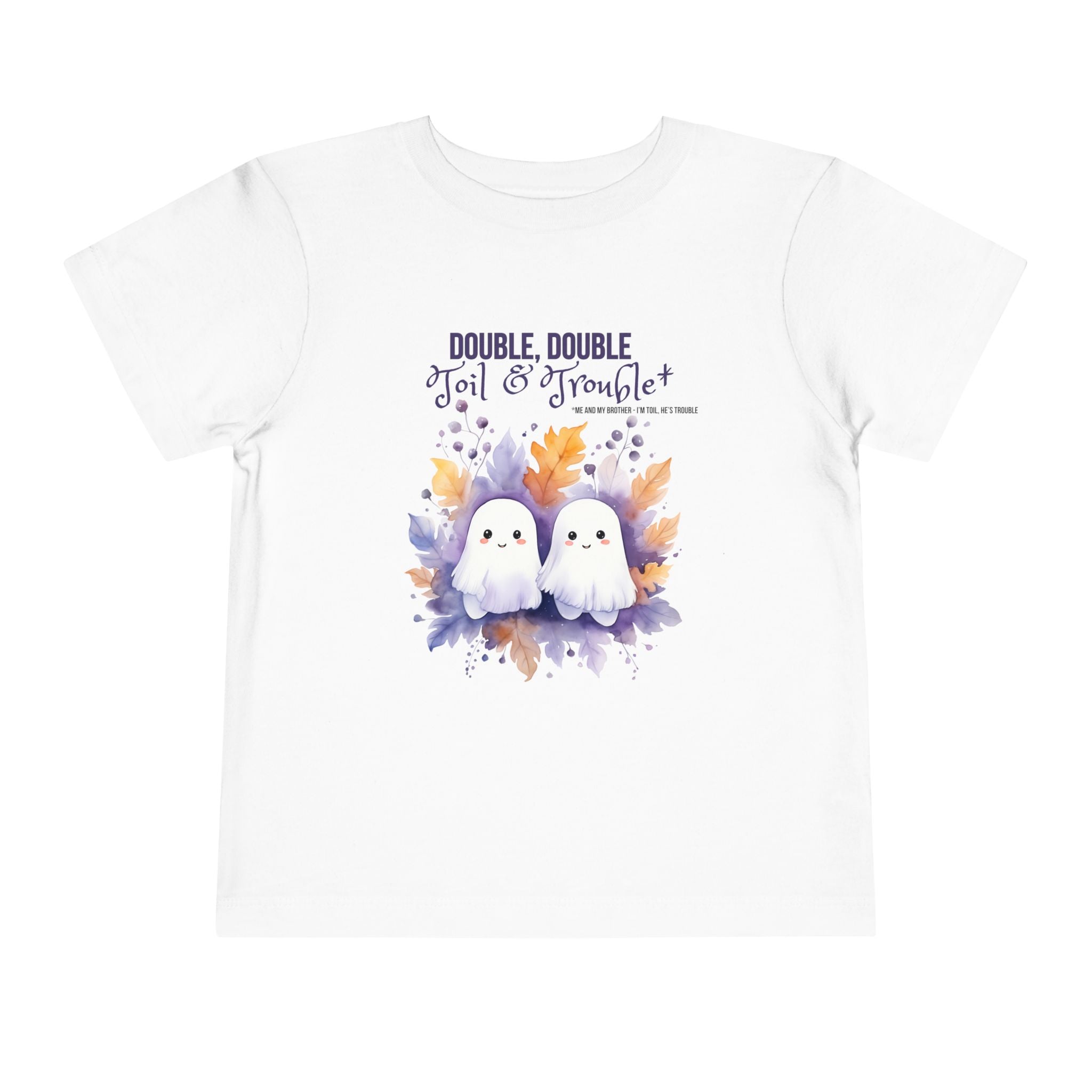 Toddler "Toil & Trouble" Brother Sibling Short Sleeve Tee