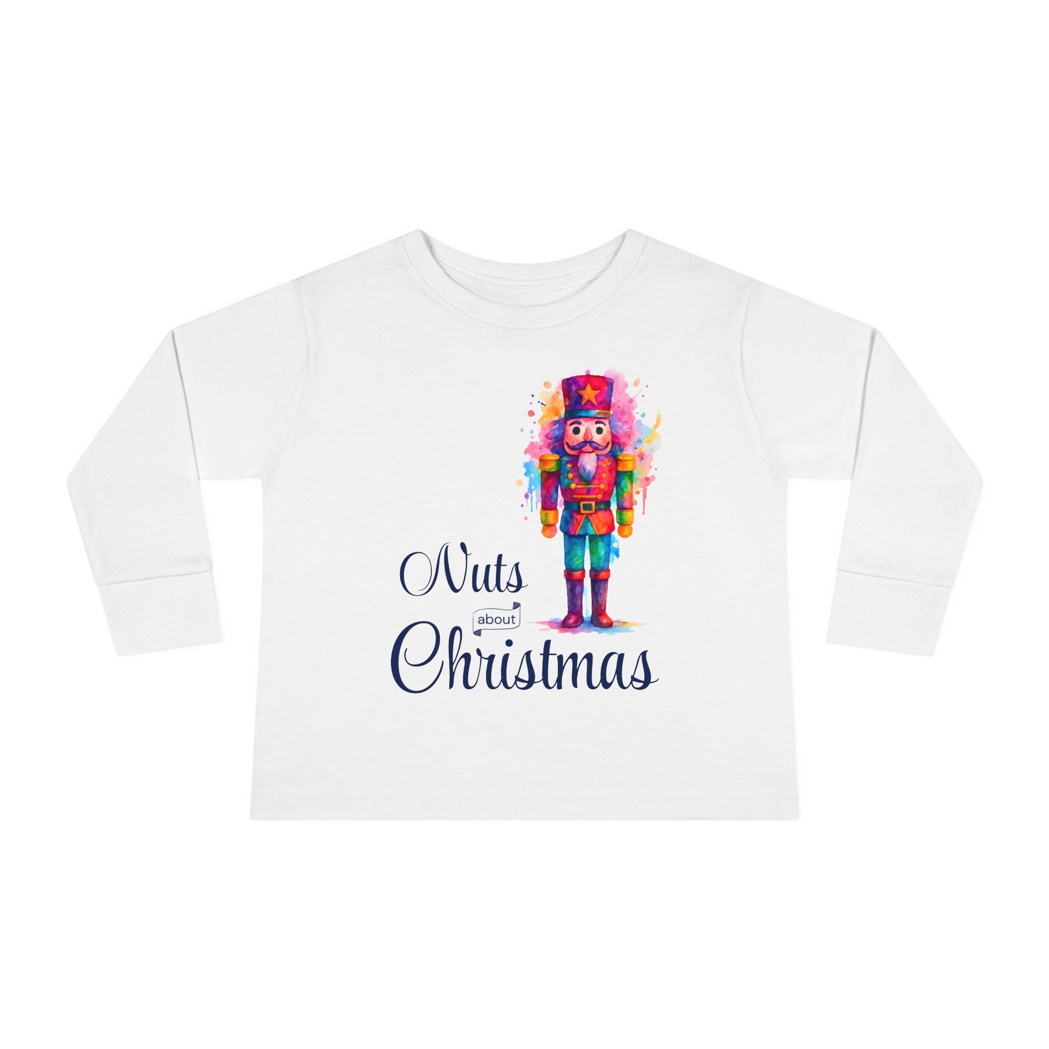 "Nuts about Christmas" Toddler Long Sleeve Tee