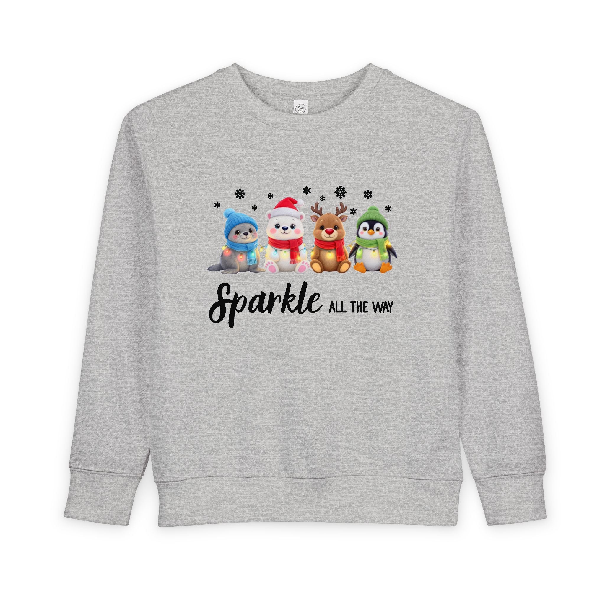 "Sparkle all The Way" Toddler Cozy Sweatshirt