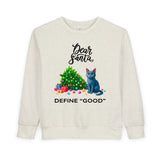 "Dear Santa" Toddler Cozy Sweatshirt
