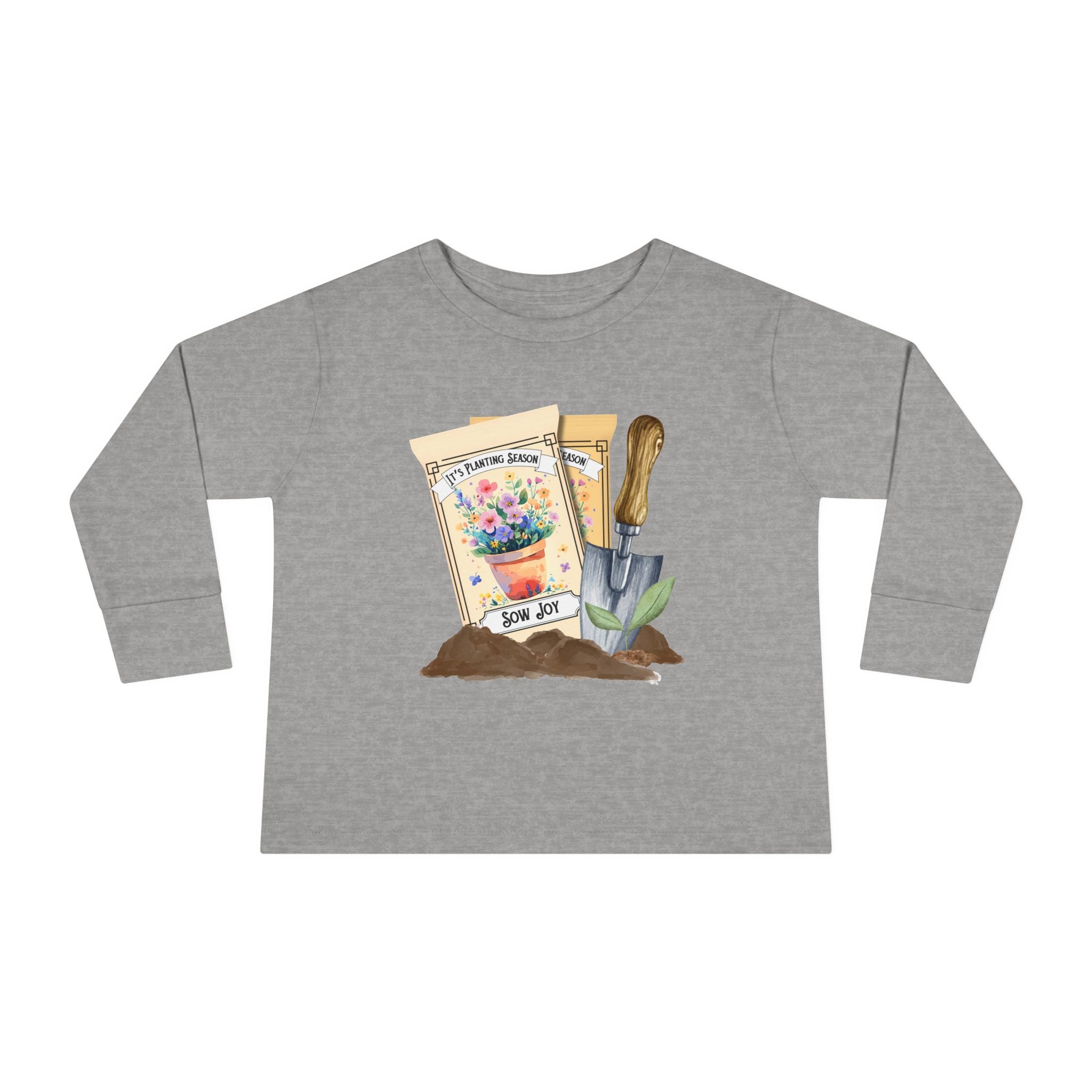 Toddler "Sow Joy" Seed Packet Long Sleeve Tee