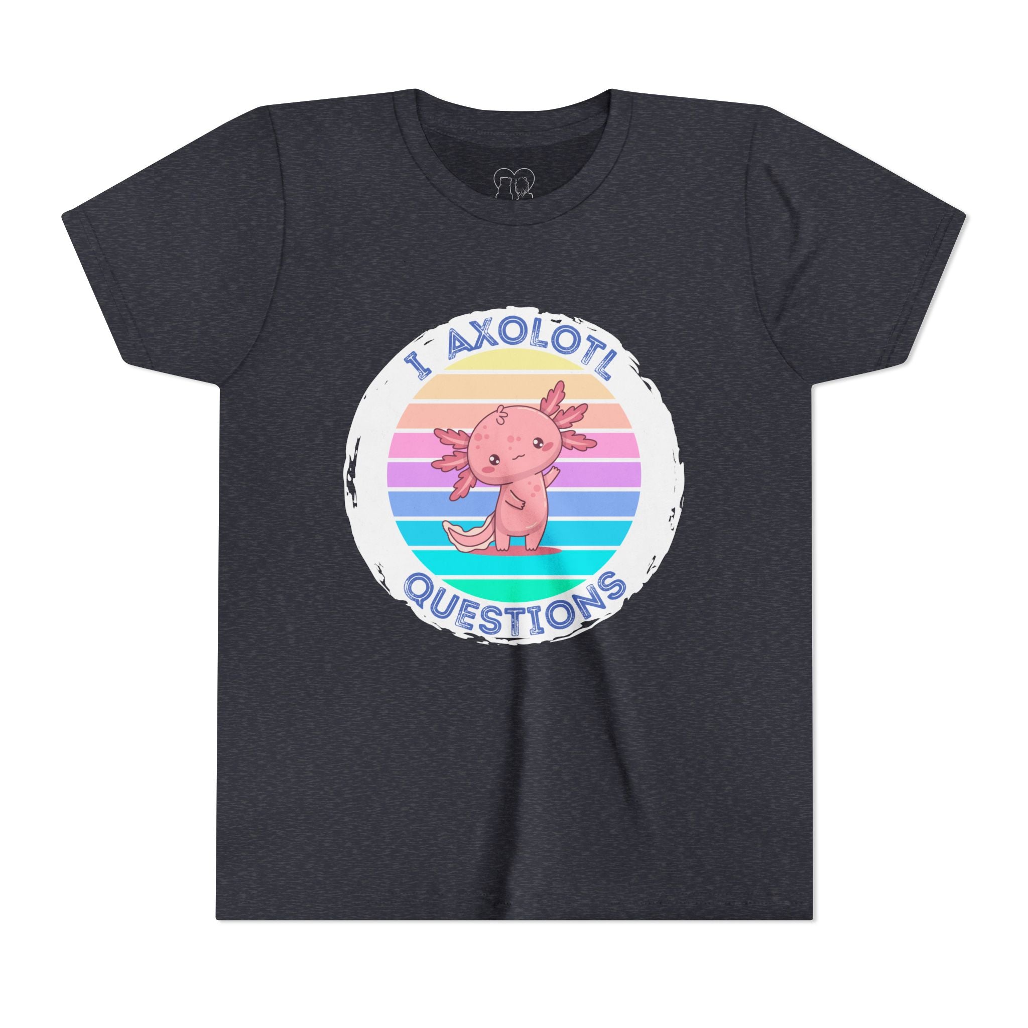 "Axolotl Questions" Kids Short Sleeve Tee
