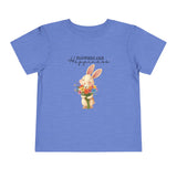 Toddler "Flowers are Happiness" VALENTINA Unisex Short Sleeve Tee