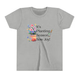 Kids "Sow Joy" Flower Pot Kids Short Sleeve Tee