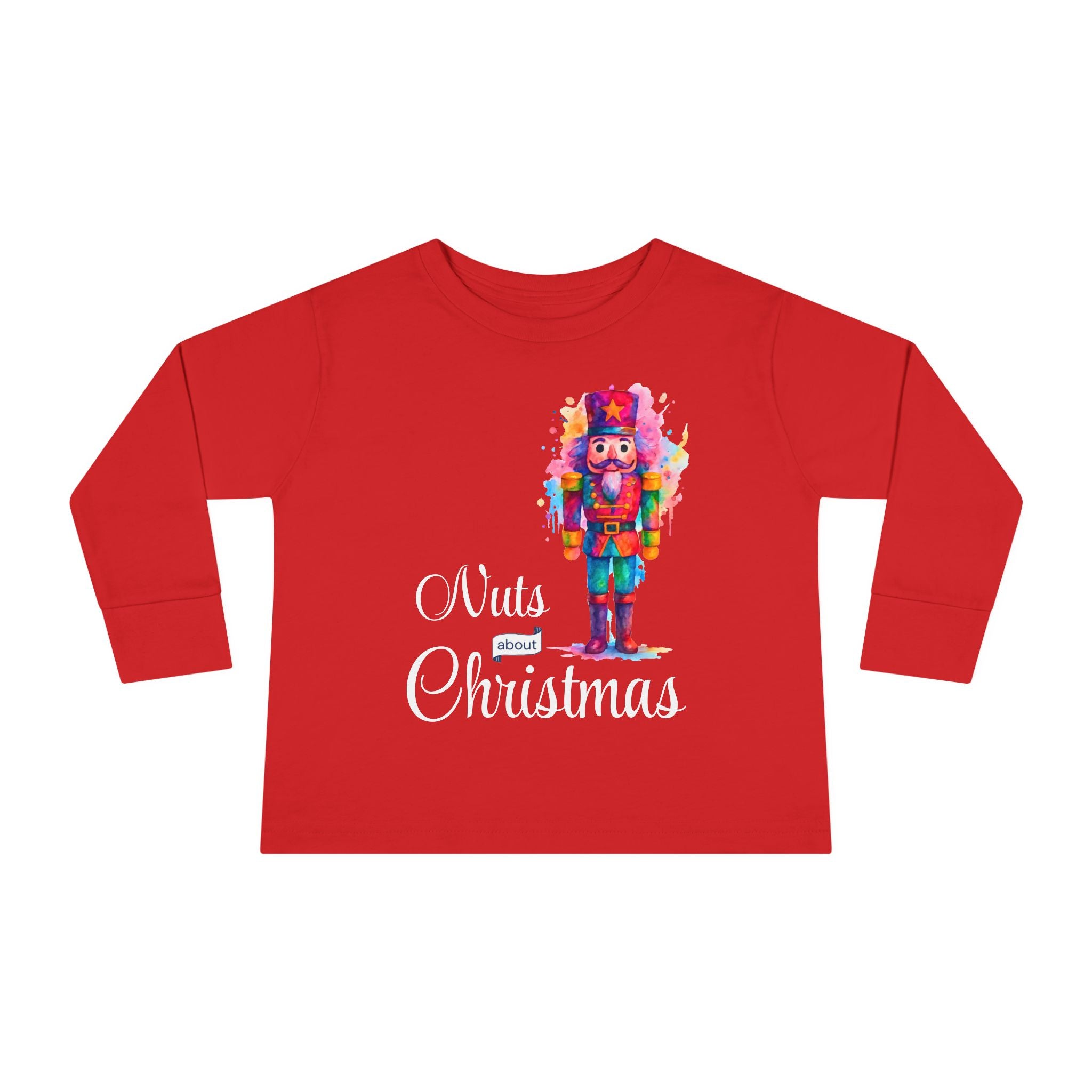 "Nuts about Christmas" Toddler Long Sleeve Tee