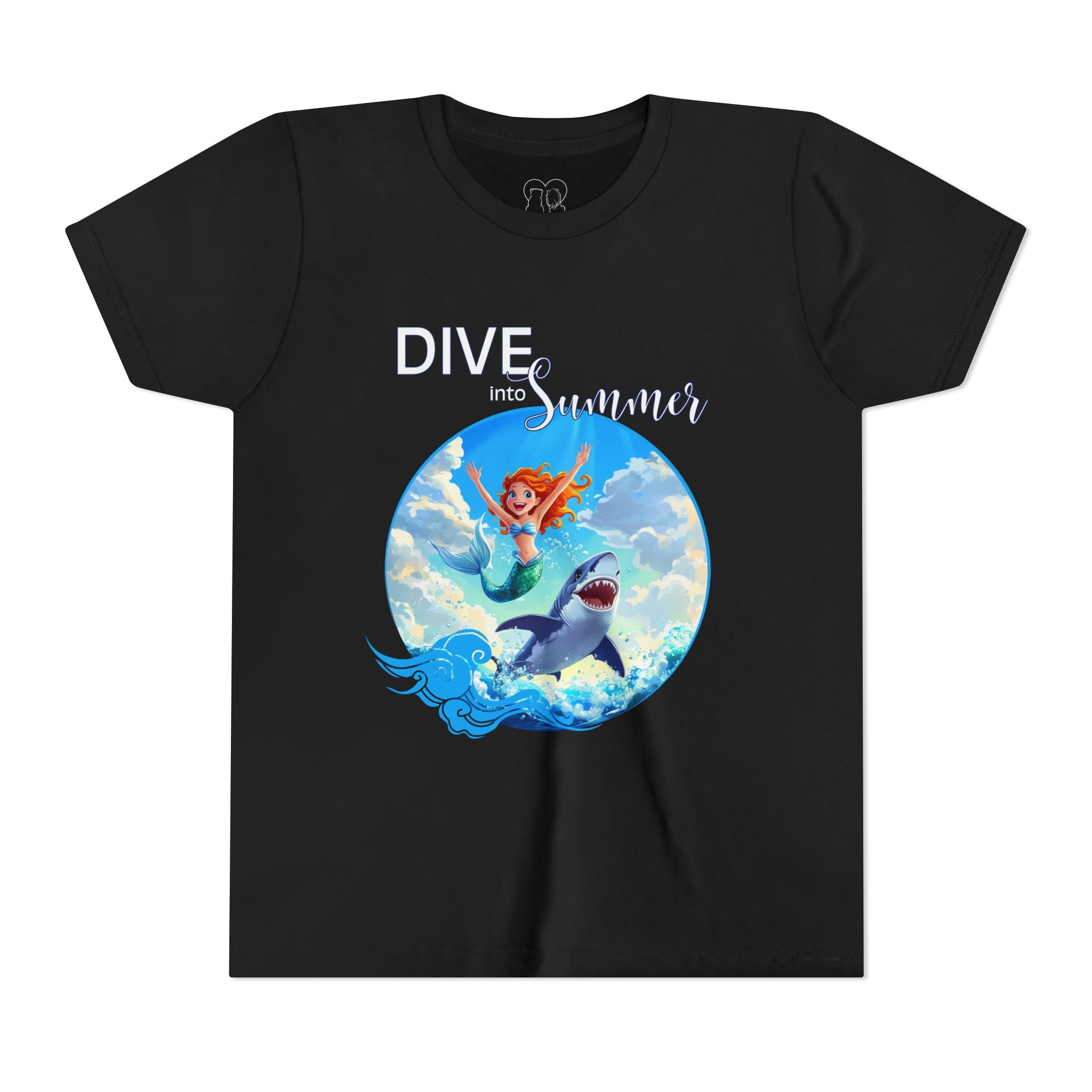 Kids "Mermaid Dive" Short Sleeve Tee