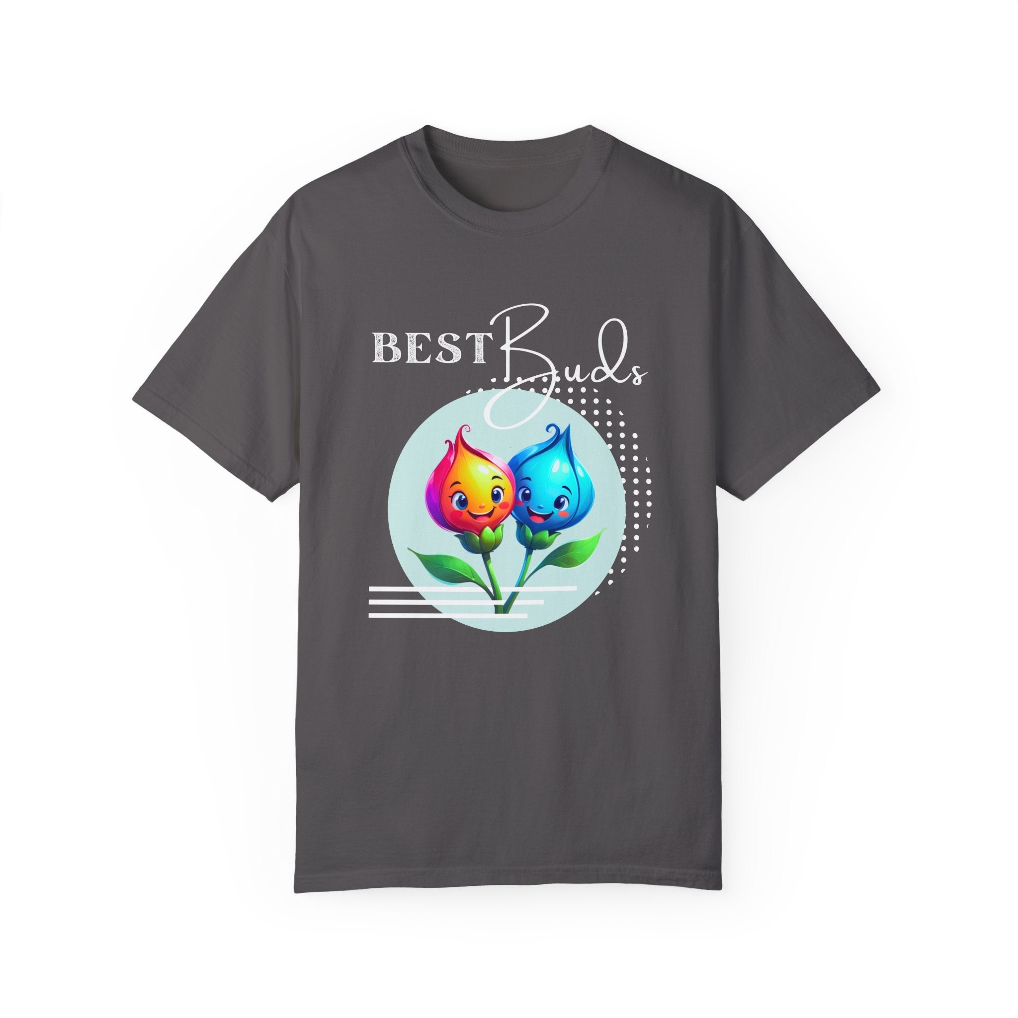 Adult "Best Buds" Deco Green Short Sleeve Tee