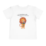 Toddler "Flowers are Happiness" LEO Short Sleeve Tee
