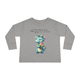 Toddler "Flowers are Happiness" DINA Long Sleeve Tee