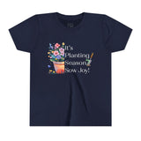 Kids "Sow Joy" Flower Pot Kids Short Sleeve Tee