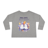 Toddler "Toil & Trouble" Sister Sibling Halloween Long Sleeve Tee